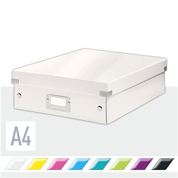 

LEITZ WOW Click & Store A4 28.1 x 10 x 37 cm, bílá