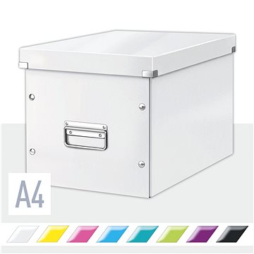 

LEITZ WOW Click & Store A4 32 x 31 x 36 cm, bílá