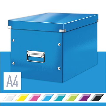 

LEITZ WOW Click & Store A4 32 x 31 x 36 cm, modrá