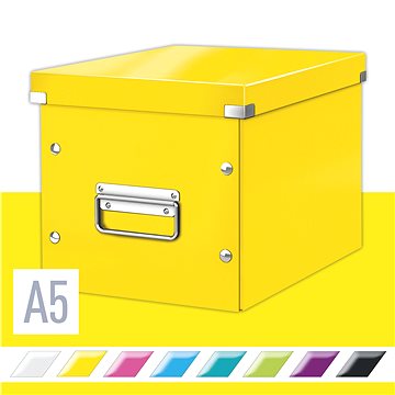 

LEITZ WOW Click & Store A5 26 x 24 x 26 cm, žlutá