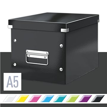 

LEITZ WOW Click & Store A5 26 x 24 x 26 cm, černá