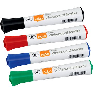 

NOBO Glide Drywipe, mix barev - balení 4 ks