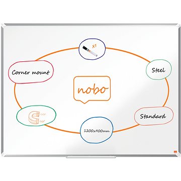 NOBO Premium Plus 120 x 90 cm, bílá