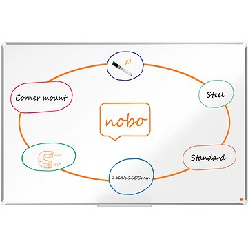 

NOBO Premium Plus 150 x 100 cm, bílá