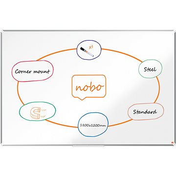 

NOBO Premium Plus 180 x 120 cm, bílá
