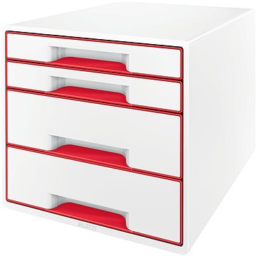 

LEITZ WOW CUBE bílo-červená