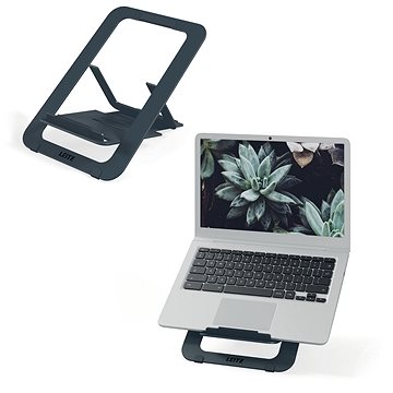 

LEITZ ERGO Aluminium Ultra-Flat Adjustable Laptop Stand, šedá