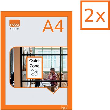 

NOBO A4 oranžová - balení 2 ks