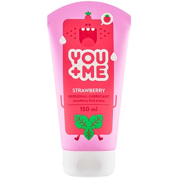 

YOU ME Strawberry lubrikant se šťavnatým jahodovým aroma, 150 ml
