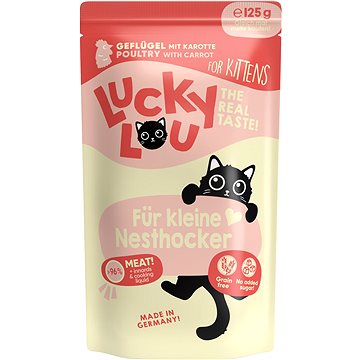 

Lucky Lou Lifestage Kitten s drůbežím masem 125 g