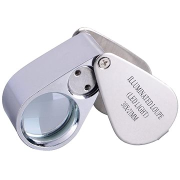 

Verk Skládací mineralogická lupa LED - zvětšení 30 ×, průměr 21 mm