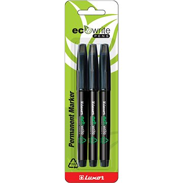 

LUXOR 101/3BC ECO permanentní popisovače, černé