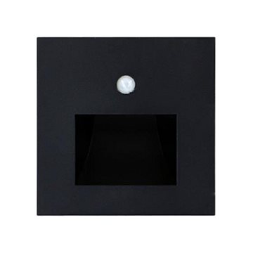 

Luxera LED Schodišťové svítidlo s PIR senzorem Emithor černé + montážní box