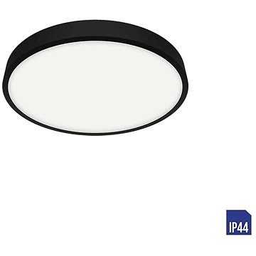 

LUXERA.Lenys koupelnové přisazené svítidlo LED 6 W, 510 lm, 4000 K, 9 cm, kulaté, IP44, černé