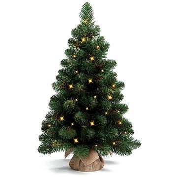 

LAALU Vánoční stromek v květináči s LED osvětlením - NARNIE, 45 cm