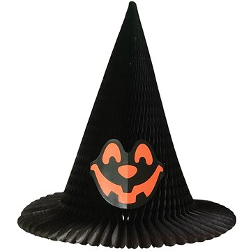 Klobouk papírový černý 40 cm