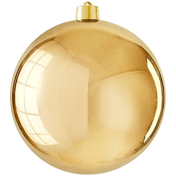 

LAALU Vánoční ozdoby - koule, zlatá lesklá, průměr 20 cm