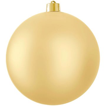 

LAALU Vánoční ozdoby - koule, zlatá matná, průměr 20 cm