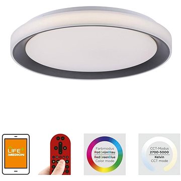 

Leuchten Direkt 14659-18 - LED RGB Stmívatelné stropní svítidlo LOLA LED/24W/230V + dálKové ovládání