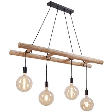 

Leuchten Direkt 15025-18 - Lustr na lanku EDGAR 4xE27/60W/230V