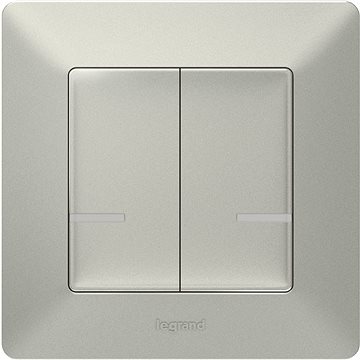 

Legrand Valena Life With Netatmo Dvojitý Bezdrátový Ovladač Hliník