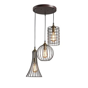 

Luxera 46073 - Lustr na lanku TRION 3xE27/60W/230V