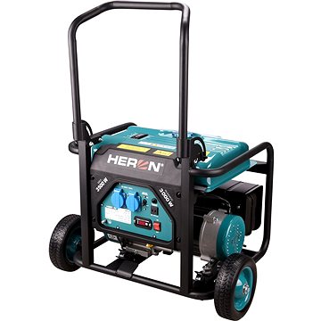 

HERON elektrocentrála benzínová, 7,4HP/3,5kW, podvozek, 8896140