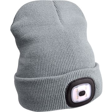 

EXTOL LIGHT čepice s čelovkou 4x45lm, USB nabíjení, šedá, 43195