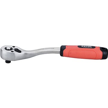 

EXTOL PREMIUM ráčna tvarovaná, 45 zubů, 3/8", Crv, 8816455