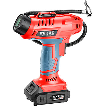 EXTOL PREMIUM Kompresor domácí AKU SHARE20V, 20V Li-ion 8891874