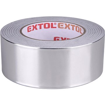 EXTOL PREMIUM páska lepící ALU, hliníková, 50mm x 50m tl. 0,03mm, akryl. lepidlo, 8856332