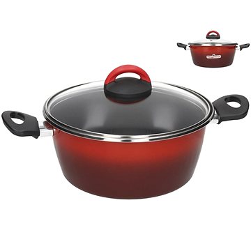 

MAGEFESA Hrnec 24 cm 4 l Rosso + poklice
