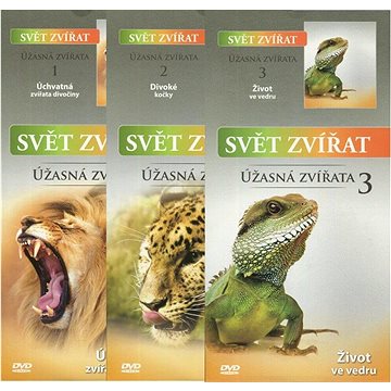 

Svět zvířat - Úžasná zvířata 1-3 - kolekce - 3xDVD