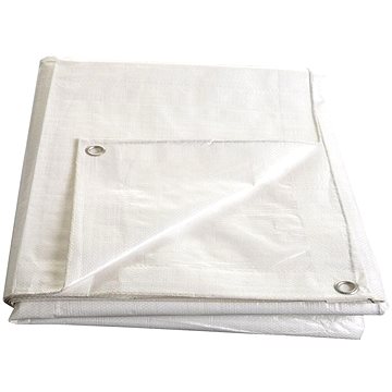 

M.A.T. GROUP bílá plachta s oky 4 × 5 m 140 g/m2, kašírovaná