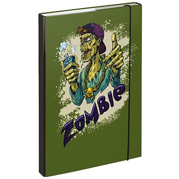 

BAAGL Desky na školní sešity A4 Zombie