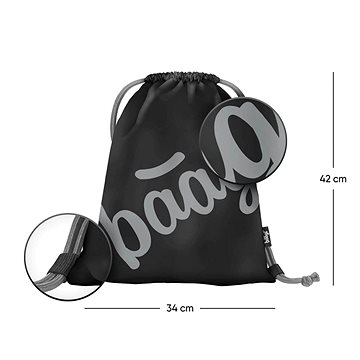 

BAAGL Sáček Skate Black