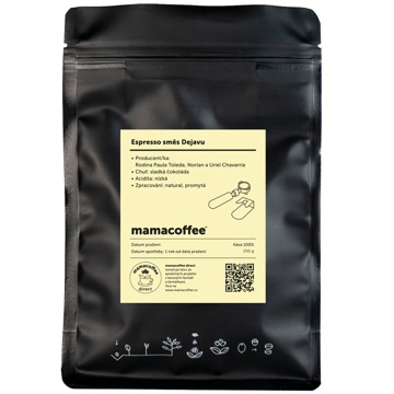 

mamacoffee espresso směs Dejavu 250 g