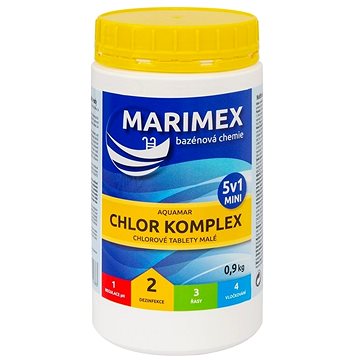 

MARIMEX Chemie bazénová CHLOR KOMPLEX MINI 5v1 0,9kg