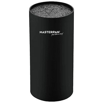 

Masterpan Kuchyňský stojan na nože - černý soft-touch design, 22 cm