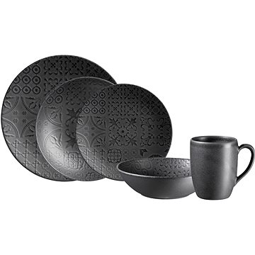 

Mäser TRAD. TILES SCHWARZ Jídelní sada 10 ks