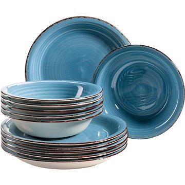 

Mäser DARK BLUE LUMACA Jídelní sada 12 ks