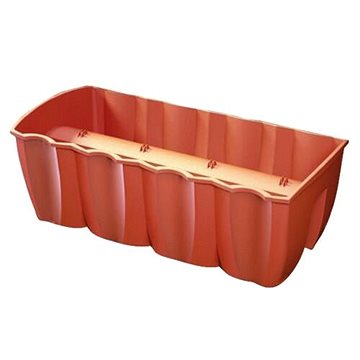 

PROSPERPLAST Truhlík balkonový CROWN 58 x 28 x 20 cm, objem 18 l, terakota