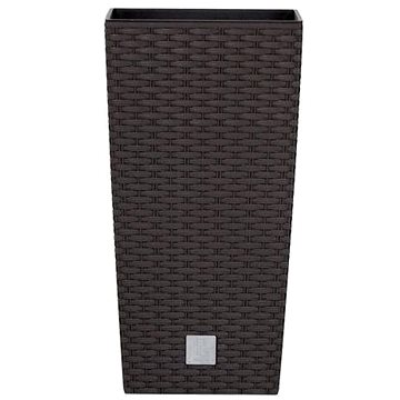 

PROSPERPLAST Obal na květináč RATO SQUARE 17 x 17 x 32.4 cm, 3/7,2 l, tmavě hnědý