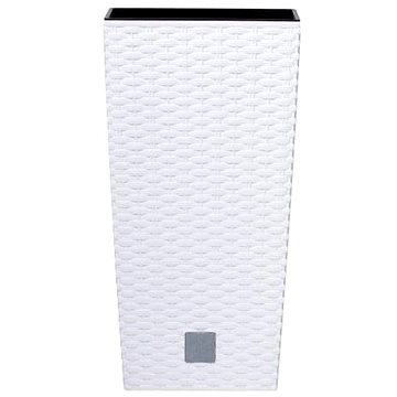 

PROSPERPLAST Obal na květináč RATO SQUARE 17 x 17 x 32.4 cm, 3/7,2 l, bílá