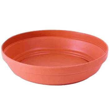 

PROSPERPLAST Miska pod květináč GLINKA 16, imitace hliněné misky, terakota