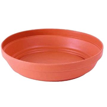 

PROSPERPLAST Miska pod květináč GLINKA 13, imitace hliněné misky, terakota