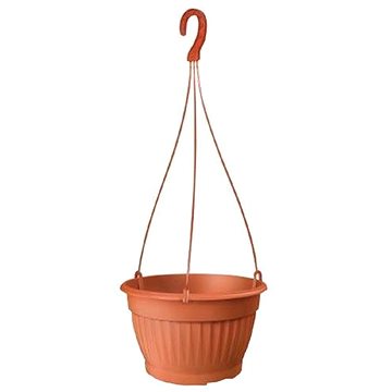 

PROSPERPLAST Květináč závěsný TERRA 26, výška 16 cm, terakota