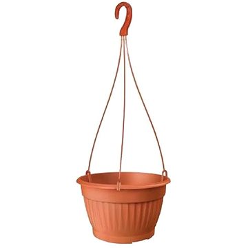 

PROSPERPLAST Květináč závěsný TERRA 23, výška 14 cm, terakota