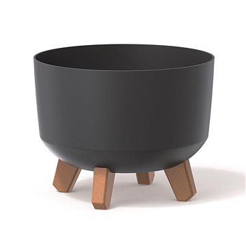 

PROSPERPLAST Květináč GRACIA STANDART, 29 x 29 x 22 cm, antracit