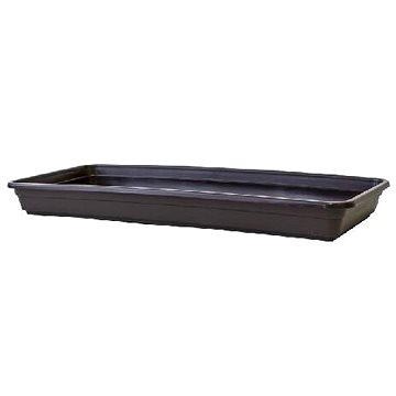 

DK PLAST Miska pod truhlík LOBELIA 50 cm, hnědá